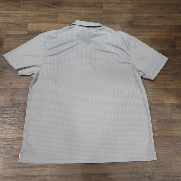 Golf America Polo Shirt Gray Short Sleeve Moisture Wicking Mens XL - Picture 6 of 8